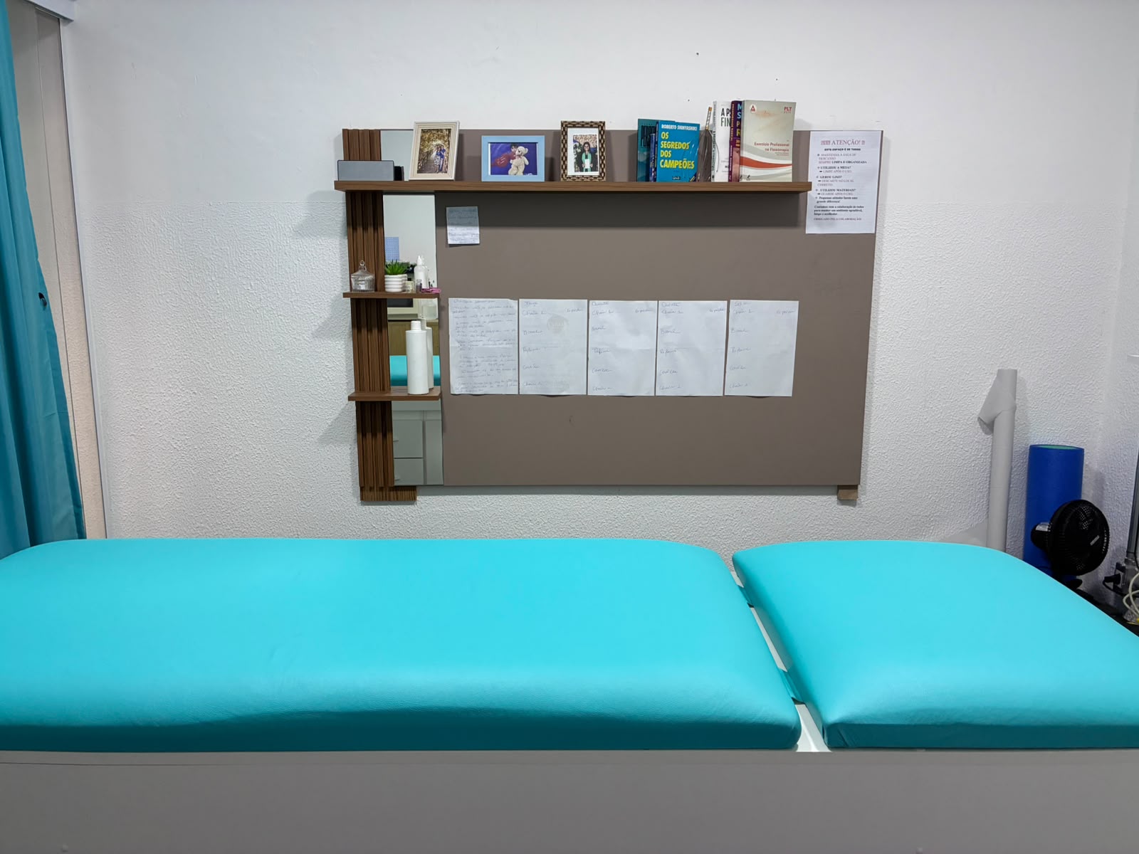 Maca em sala preparada para Fisioterapia na Stara